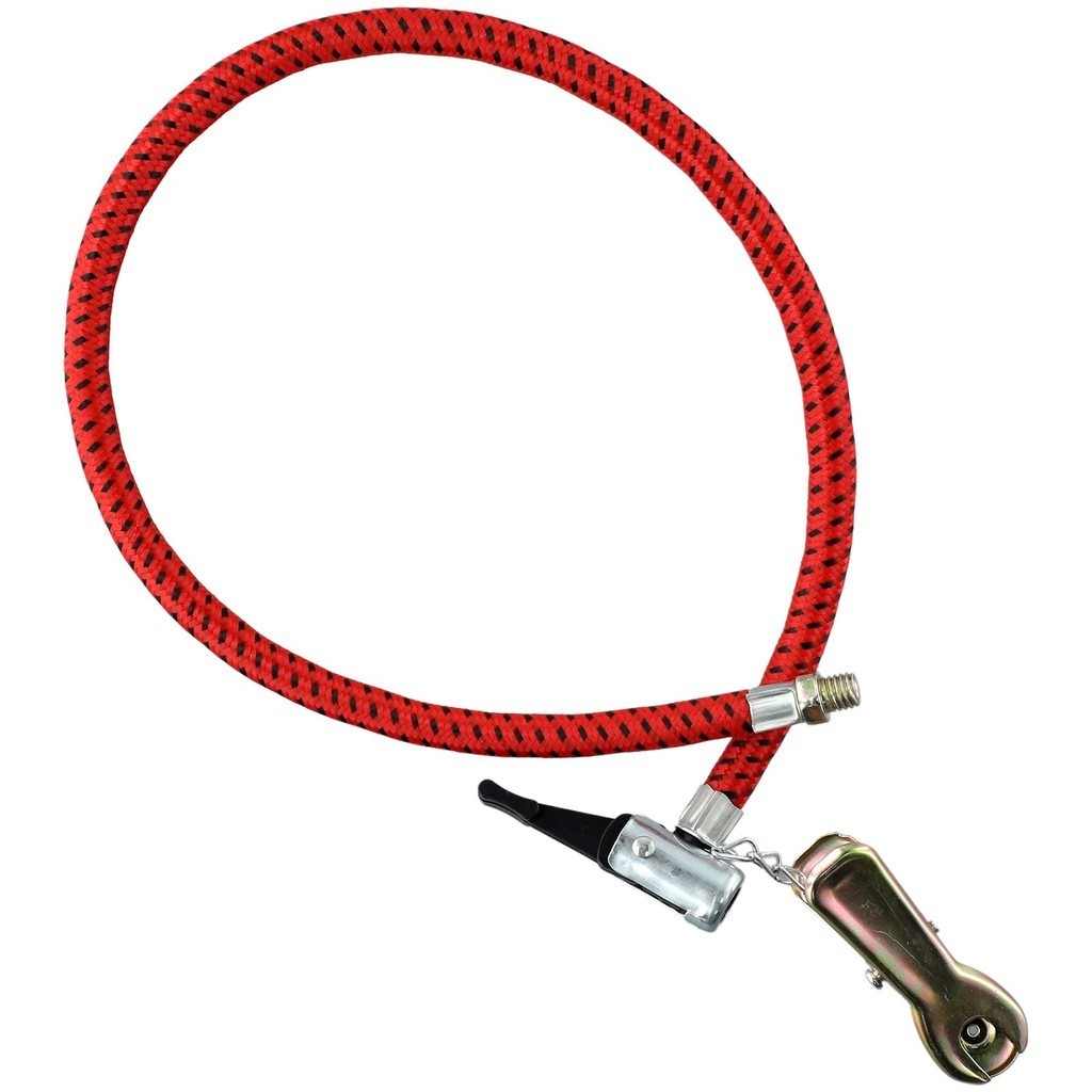 Ống Bơm Hơi Xe Đạp / Xe Máy Có Kẹp UK Vòi 60cm