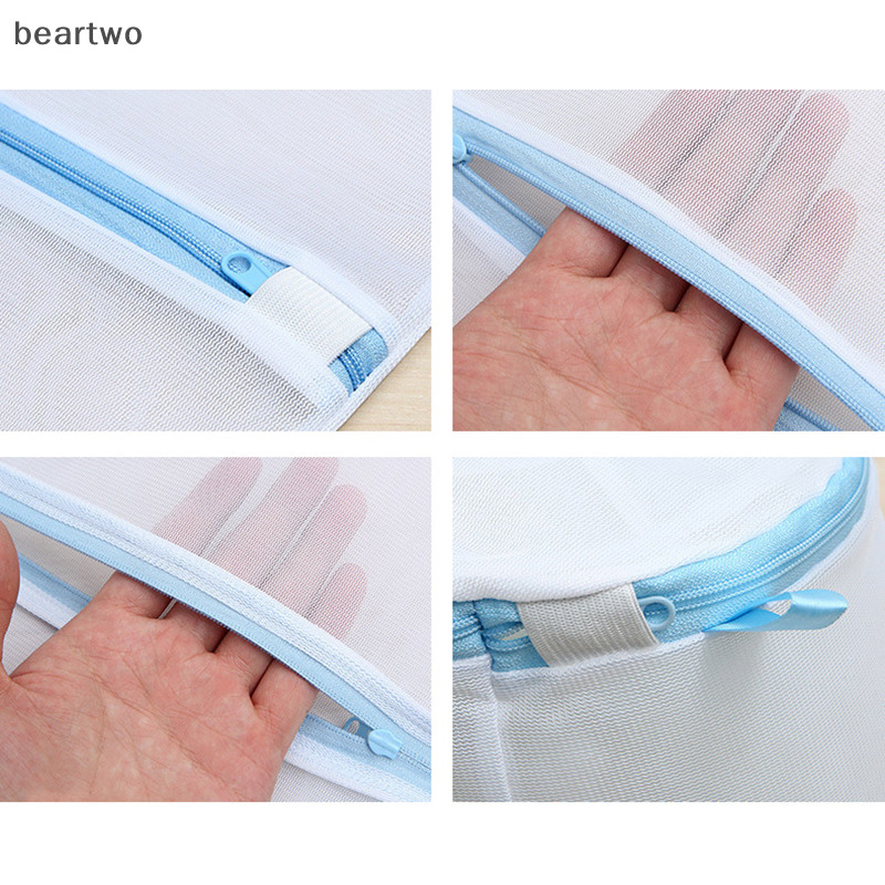 < Beartwo > Túi Giặt Lưới Mịn Máy Giặt Giỏ Giặt Bẩn Giày Du Lịch Tổ Chức Túi Lưới Người Phụ Nữ Áo Ngực Quần Áo Sắp Xếp Đẹp