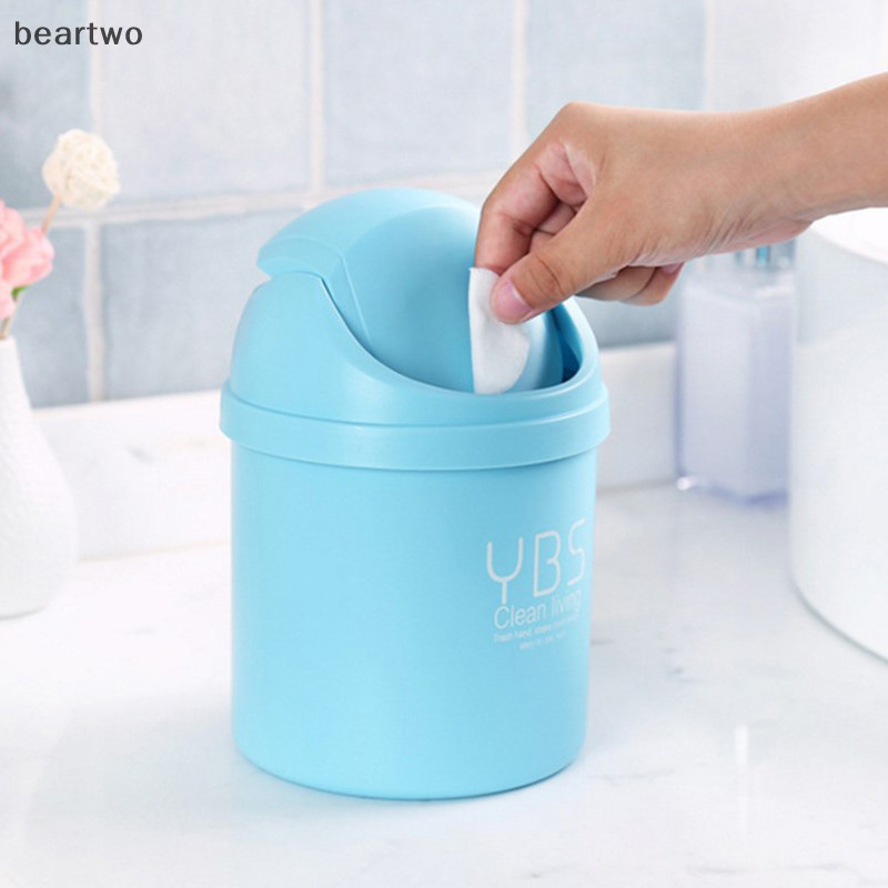 < Beartwo > Thùng rác cỡ nhỏ để bàn Thùng rác nhỏ gia đình có thùng đựng đồ để bàn đẹp