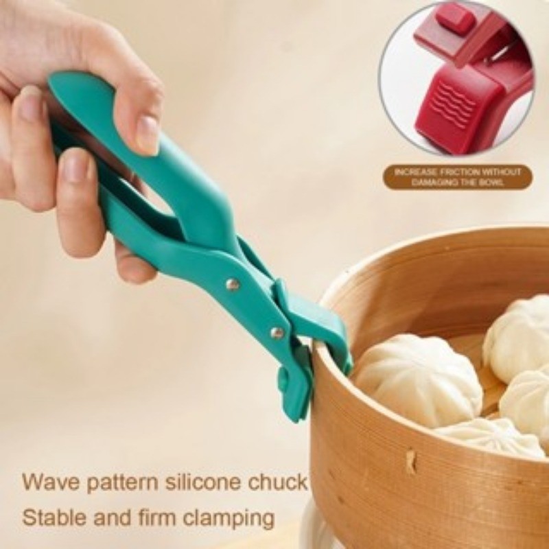 Kẹp Đĩa Đĩa Đĩa Silicon - Chống Trơn Trượt, Chống Bỏng, Chịu Nhiệt, Tiết Kiệm Nhân Công - Kẹp Bát Ăn - Kẹp Ăn Bộ Đồ Ăn - Kẹp Đồ Ăn - Dụng Cụ Nhà Bếp