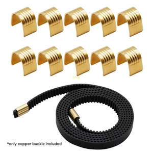 Bt 10 Chiếc Khóa Đồng GT2 Dây Thời Gian Phụ Kiện Mở Thời Gian Đai Cao Su X-Y Trục 3D Máy In Phần 6 Mm Chiều Rộng Cho Ender3