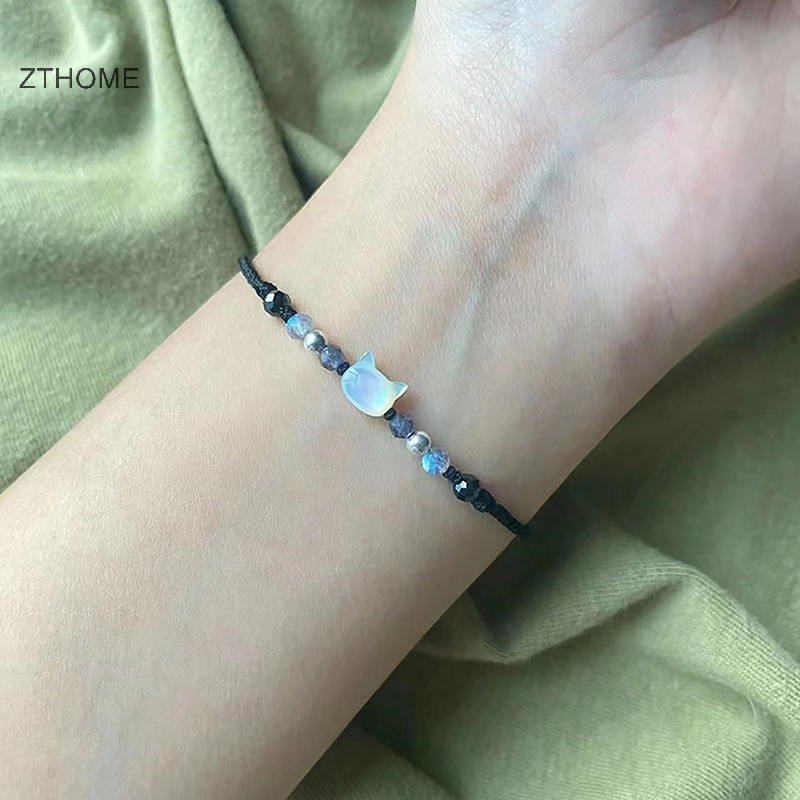 Zthome Handmade Dễ Thương Vòng Tay Túi Đôi Phong Cách Độc Đáo Vòng Tay Dây Cho Nữ Tinh Tế Đính Hạt Vòng Tay Dệt HOT Quà Tặng Phụ Kiện