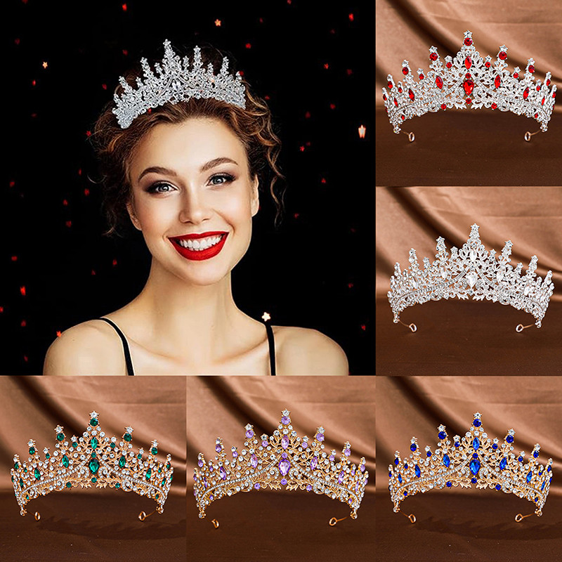 Zthome Công Chúa Vương Miện Tiaras Mũ Đội Đầu Dự Tiệc Sinh Nhật Cô Dâu Vương Miện Cho Đám Cưới Cô Dâu Tóc Trang Sức HOT