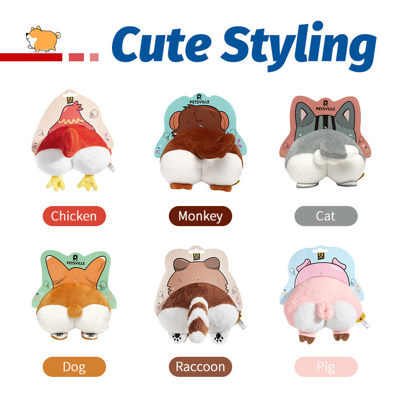 HamshMoc Tương Tác Đồ Chơi Cho Chó Sang Trọng Đồ Chơi Thú Cưng Vui Nhộn Mềm Nhai Sóc Giảm Căng Thẳng Quan Tâm Bền Đẹp Hình Dạng Dễ Thương Cho Chó Mèo