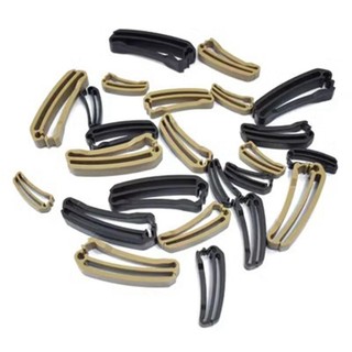 Kẹp cuối đai JKDESIGN, Khóa vải 3 kích cỡ bằng nhựa, Phụ kiện dây đeo túi 2 màu nóng bỏng Dụng cụ ngoài trời