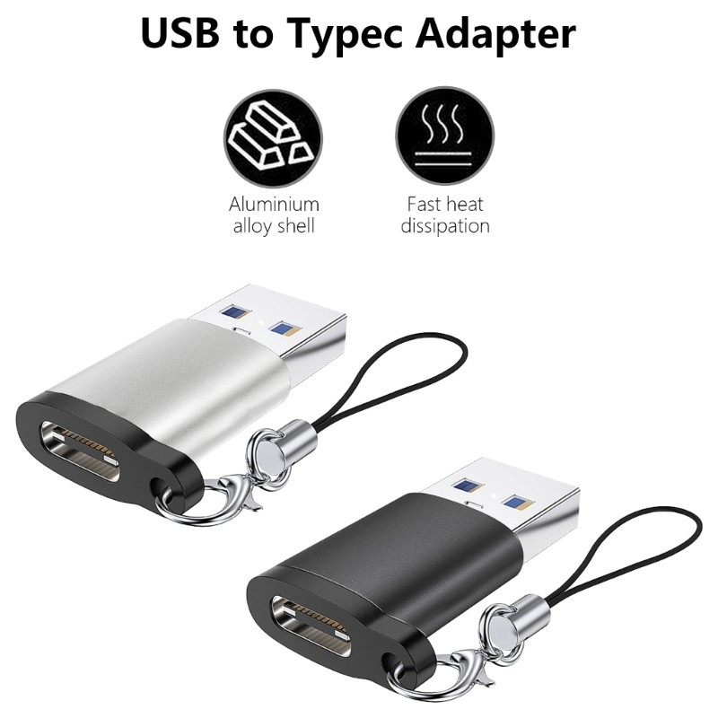 IOR USB 3 0 sang USB Type C Adapter Type C Female sang USB A Male Connector để sạc 3A và đồng bộ dữ liệu 5Gbps
