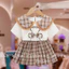 váy bé gái size đại cồ 15-40kg quảng châu cao cấp, set áo kèm chân váy cho bé gái