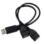 Cáp chia USB GODD USB 2 0 Nam đến Hai Cáp nối dài dữ liệu sạc USB Nữ
