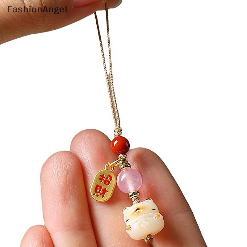 FashionAngel DIY Trang Trí Paw Dây Đeo Điện Thoại Chống Mất Treo Trang Trí Mặt Dây Chuyền Cô Gái Nữ Móc Khóa May Mắn Quyến Rũ Dây VN