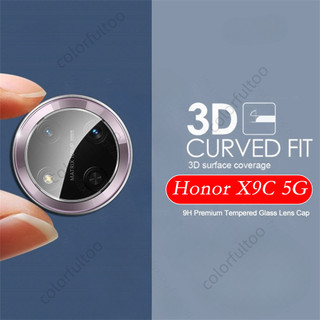 Honor X9C 5G Phim Bảo Vệ Camera Trong Suốt Cho Honor X9C X 9C HonorX9C 5G 3D Cong HD Full Cover Camera Kính Cường Lực Bảo Vệ Màn Hình Mặt Sau Ống Kính Phim