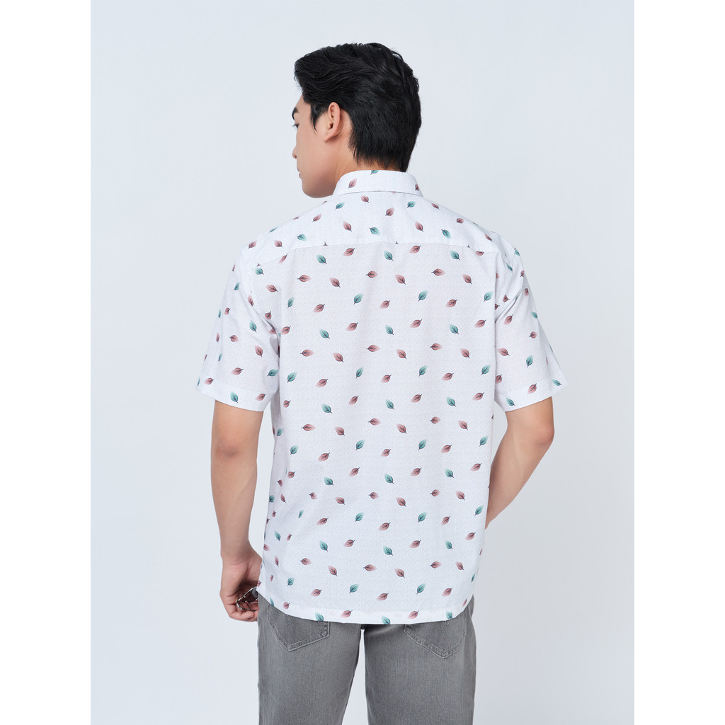 Sơ mi ngắn tay lai ngang VIETTIEN SMART vải Nano phom REGULAR VT00000341