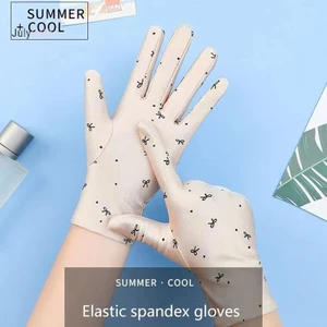 Găng tay chống nắng lái xe mùa hè JULYHOT dành cho nữ - Găng tay chống nắng co giãn thoáng khí Massivedeals