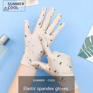Găng tay chống nắng lái xe mùa hè JULYHOT dành cho nữ - Găng tay chống nắng co giãn thoáng khí Massivedeals