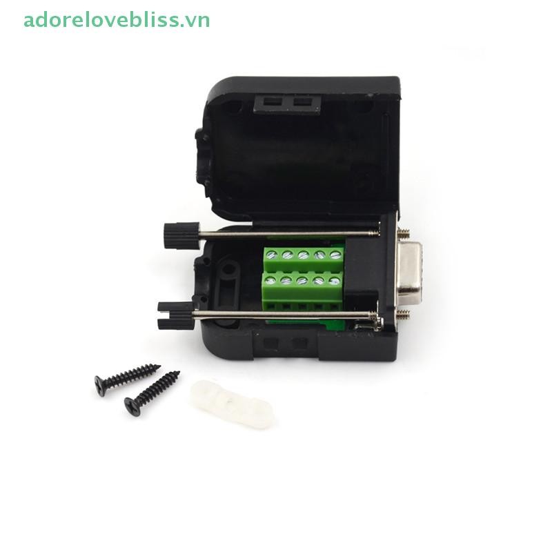 Thêm DB9 Nữ D-Sub 9 Pin Cắm Đột Phá Thiết Bị Đầu Cuối Không Hàn Loại Đai Ốc Kết Nối BSS