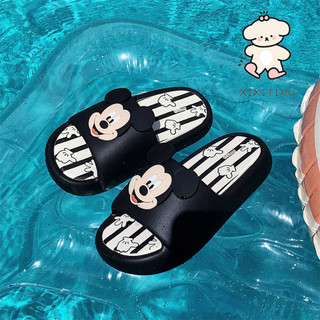 Xixitiao Mùa Hè Nhà Nhẹ Thoải Mái Dép Dép Có Ảnh Hưởng Cặp Đôi Vui Nhộn Hoạt Hình Dép Nam Nữ