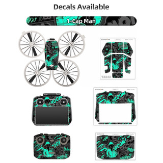 Dành Cho DJI Flip Dán Nhiều Màu Sắc RC 2 Phim Bảo Vệ Điều Khiển Từ Xa RC-N3 Chống Trầy Xước Flip Drone Phụ Kiện