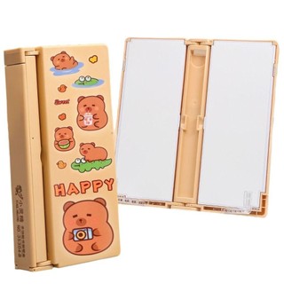 Bút chì HIGHVIEWLS, Hộp bút chì đọc sách đa chức năng, Hộp văn phòng phẩm Capybara Back To School