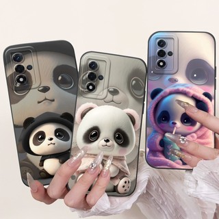 Ốp lưng silicon gấu trúc/thỏ hoạt hình cho OPPO A93s 5G 2021 (PFGM00) A93s