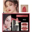 FAVORITEGOODS 6 Chiếc Son Môi Mờ Sương Mù Mềm, Son Bóng Môi Chống Thấm Nước Ống Vuông, Son Dưỡng Ẩm Không Phai Màu Di Động Mỹ Phẩm Trang Điểm
