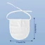 NORDICLIFE Mũ gió ống khí quản, Tấm chắn bảo vệ ống khí quản vải Cotton chống bụi, thoáng khí có thể điều chỉnh