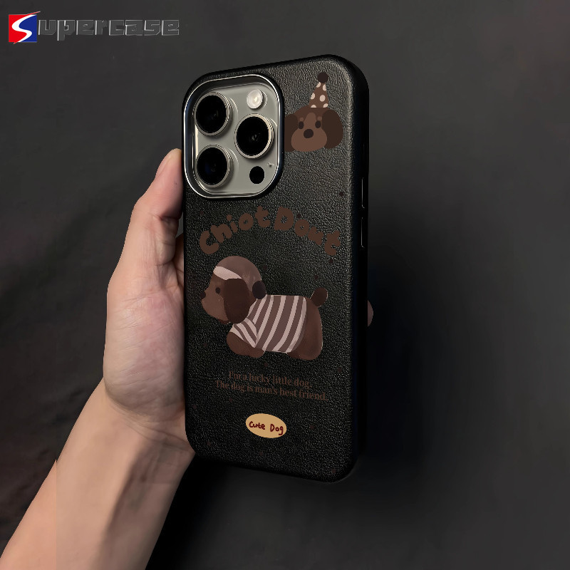 Ốp điện thoại Dachshund in Nightcap dễ thương cho iPhone 16 Pro Max 15 14 Plus 13 Pro Max Vỏ da mềm Vỏ chống sốc thời trang
