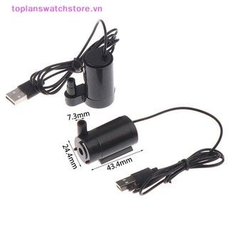 Toplanswatchstore DC5V USB Máy bơm động cơ không chổi than có độ ồn thấp 3L / phút Máy bơm nước chìm VN