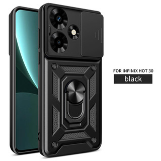 Ốp lưng Infinix Hot 30 X6831 hot30 Mới chống rơi với khung áo giáp kết hợp bộ vỏ cứng di động đẩy cửa sổ bảo vệ vỏ máy ảnh