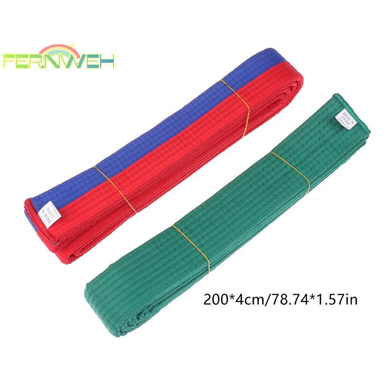 [Fernweh] 1PC 200cm Taekwondo ITF Đai Màu Đai Võ Thuật Karate Judo Đồng Nhất Phụ Kiện Dây Cotton Chất Lượng [MỚI]