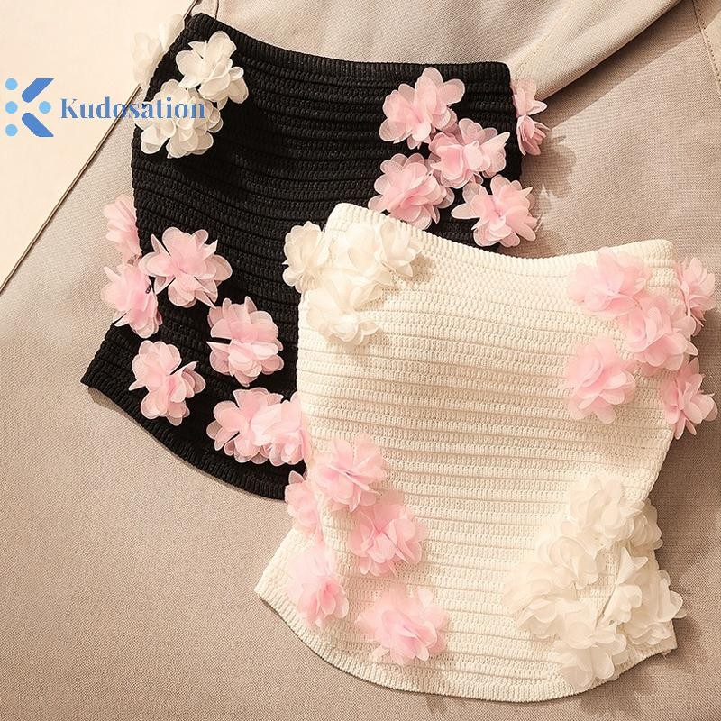 Kudosation Nữ Hoa Ngọt Ngào Dây Gợi Cảm Mùa Hè Ngày Lễ Bãi Biển Co Giãn Crop Top Đẹp