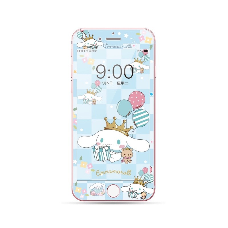 Phim Hoạt Hình Kính Cường Lực Bảo Vệ Màn Hình Cho iphone 4 4s 5 5s se 6 6s 7 8 plus se2 se3 4.7 5.5 inch