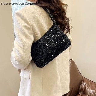 [Mới] Túi Xách Kim Sa Lấp Lánh Sáng Bóng Túi Đeo Vai Nữ Nách Thời Trang Ví Sang Trọng Túi Đeo Vai Ly Hợp.