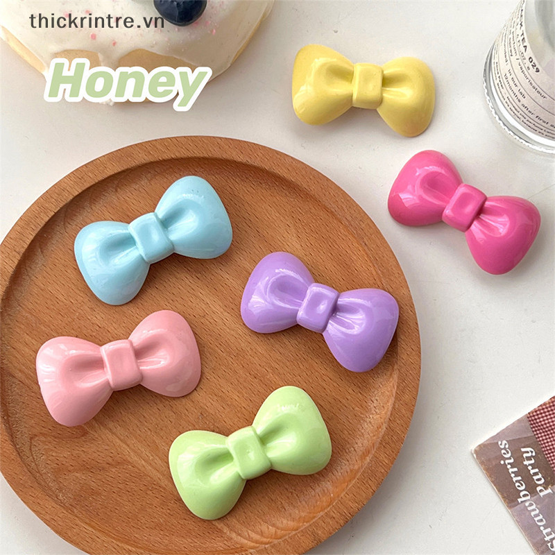 THI Dễ Thương Nơ Nhiều Màu Sắc Kẹp Tóc Cho Bé Gái Phong Cách Hàn Quốc Nơ Kẹp Bên Kẹp Tóc Barrette Mũ Bé Kẹp Tóc Phụ Kiện VN