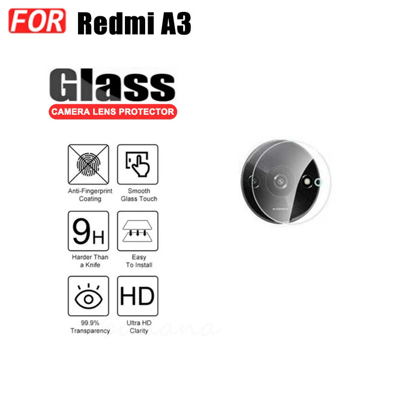 Phim Kính Cường Lực 3 TRONG 1 Redmi A3 Cho Redmi A2 A1 Note 13 Pro Note 13 4G 5G 13C Full Cover Kính Bảo Vệ Màn Hình + Phim Ống Kính Máy Ảnh + Phim Mặt Sau