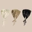 BORAGETE Hoa Băng Đô, Rỗng Móc Bandana, Thời Trang Dệt Đan Ruy Băng Turban Khăn Tam Giác Nữ