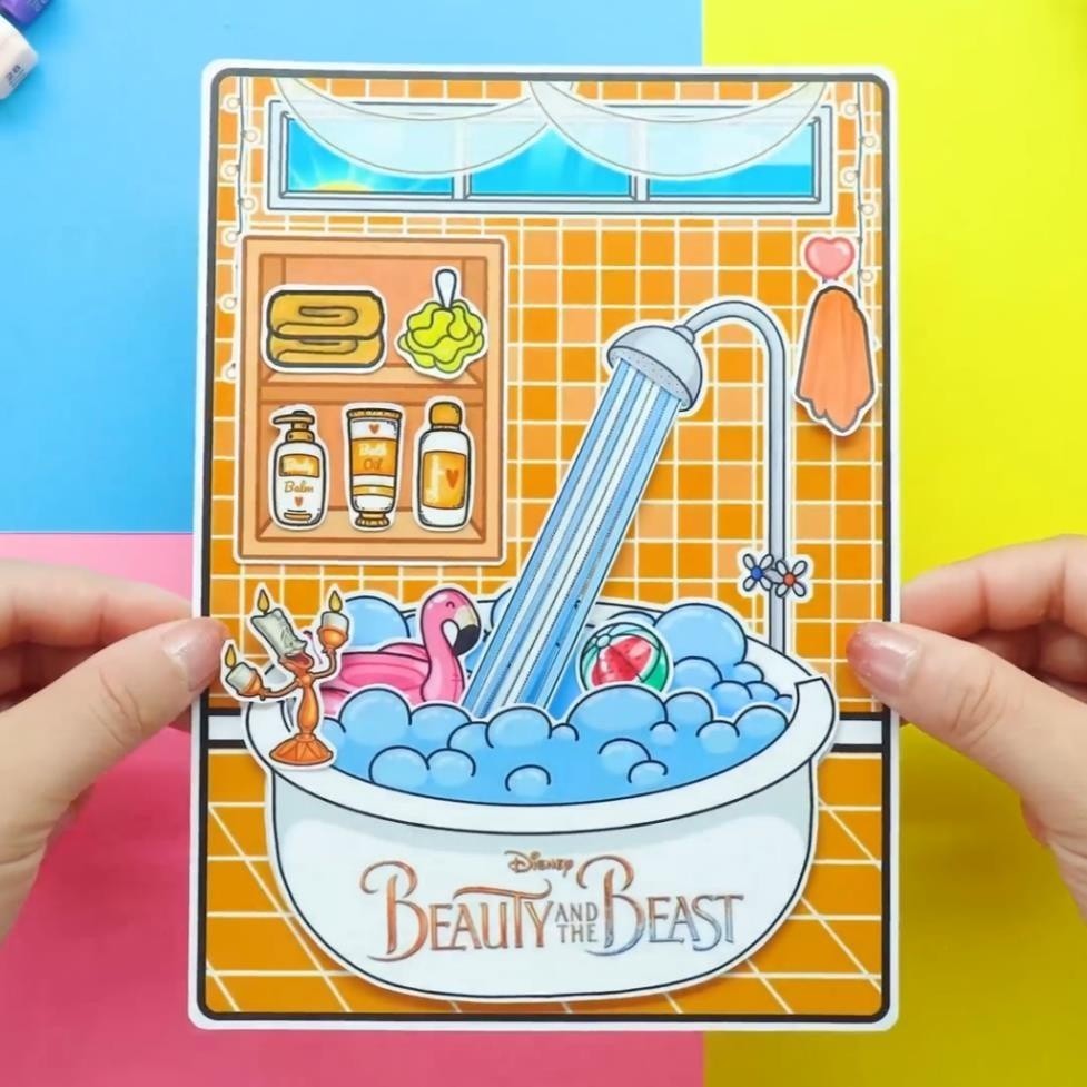 Ngôi nhà búp bê đồ chơi trí tuệ học liệu toca Bella Quite Book đồ chơi montessori tri tuệ thông minh