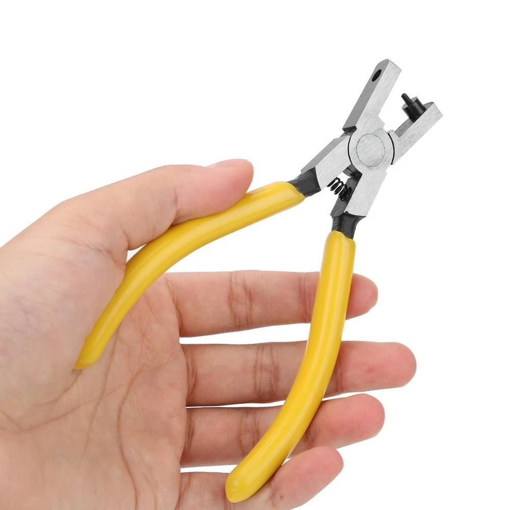 1PC Đa Năng Dây Đeo Đồng Hồ Dây Đai Lỗ Đấm Kìm Dụng Cụ Da Lỗ Đấm 2 Mm Tay Đấm Leathercraft Thiết Kế Mới Hộ Gia Đình Dây Đấm DIY Dụng Cụ