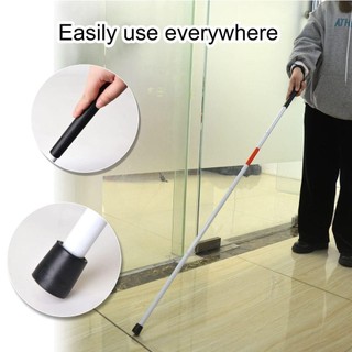 Que đi bộ mù CROSS, Gậy gấp chiều cao có thể điều chỉnh phản quang, Hỗ trợ di động Tay cầm bền bỉ Hợp kim nhôm Đi bộ đường dài cực cao tuổi