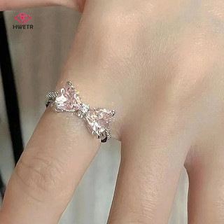Hwetr Tối Giản Nơ Mở Nhẫn Có Thể Điều Chỉnh Cho Nữ Bé Gái Thời Trang Sáng Tạo Hình Học Không Đều Sinh Nhật Trang Sức Quà Tặng Mới