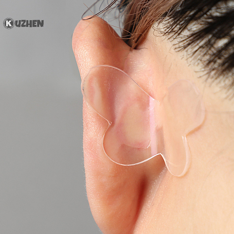 Kuzhen 20 Cái/hộp Miếng dán tai hình bướm hỗ trợ chỉnh tai tự dính, mỹ phẩm HOT
