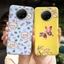 Ốp lưng Redmi Note 9 5G Note9T Thẩm mỹ sang trọng Phim hoạt hình dễ thương Mèo Bướm Silicon đen Chống sốc TPU mềm Ốp lưng Redmi Note 9T Vỏ điện thoại