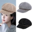 PCF * Mũ nồi phong cách Pháp dành cho nữ Sequins Mũ hình bát giác thoáng khí Mũ bóng chày