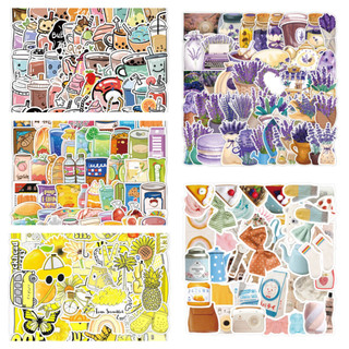 Bộ 50/ 100 Sticker chống nước sticker dán laptop, điện thoại, đàn guitar, mũ bảo hiểm, vali (Tổng Hợp 2)