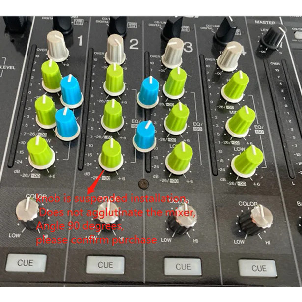 4 Thay Thế EQ Xoay Núm Cho Pioneer DJ MIXER djm djm-2000 900 850 750 700 800 DAA1176 DAA1305 Nhiều Màu Sắc Bạn Có Thể Chọn