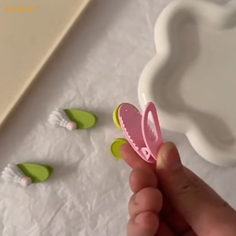 Siyuyan 1 Cặp Vui Nhộn Và Ngọt Ngào Mô Phỏng Cầu Lông Hình Bầu Dục Kẹp Tóc Bên Vui Nhộn Kẹp Tóc Vịt Hóa Đơn Kẹp Phụ Kiện Dành Cho Nữ Bé Gái Phụ Kiện Tóc Thời Trang VN