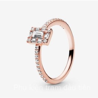 Anillopallarade HaloPanjiaSpot Hàng kỷ niệm S925 [DIY2024NoviaDe / RegaloModaNuevo phong cách vuông sáng] Tinh tế