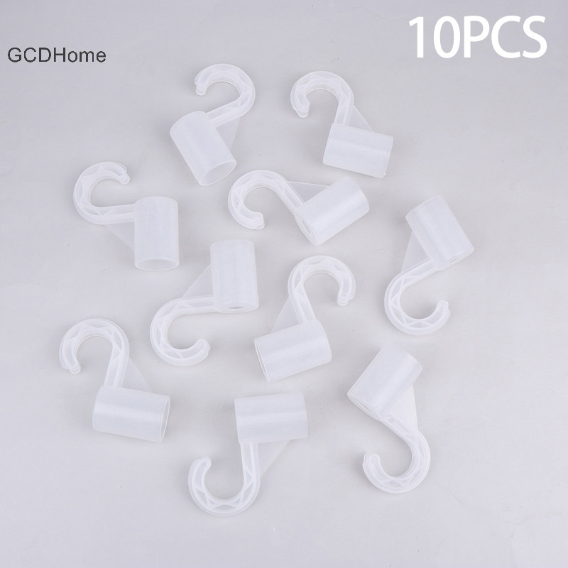 Gcdhome 10 Chiếc Móc Nhựa Dày Để Phù Hợp Tủ Khóa Kệ Tủ Quần Áo Móc Phù Hợp Với Đồ Dùng Dự Tiệc DIY Trẻ Em Lều Trò Chơi Phòng Khớp HOT