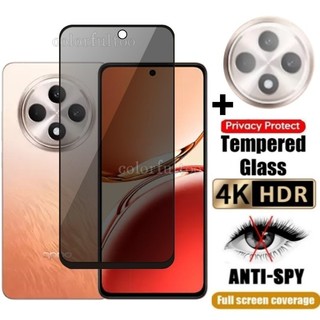 Oppo Reno 12F 5G 2024 Kính Cường Lực Riêng Chống Gián Điệp Full Cover Bảo Vệ Màn Hình Chống Peek Phim Riêng Tư Cho Oppo Reno12 F 11F Reno11F Reno12F 5G Mặt Sau Camera Bảo Vệ Ống Kính Phim