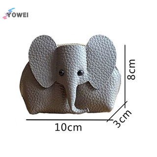 YOWEI Da Voi Túi Đựng Tiền Nữ Ví Đựng Tiền Xu Có Vòng Chìa Khóa al Dây Kéo Túi Bảo Quản Chìa Khóa VN