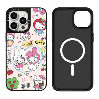 Ốp điện thoại cứng gương hình con báo màu hồng Cat từ tính cho iPhone 17 Pro Max 16 Plus 15 14 13 12 11 Ốp lưng Acrylic phía sau chống sốc