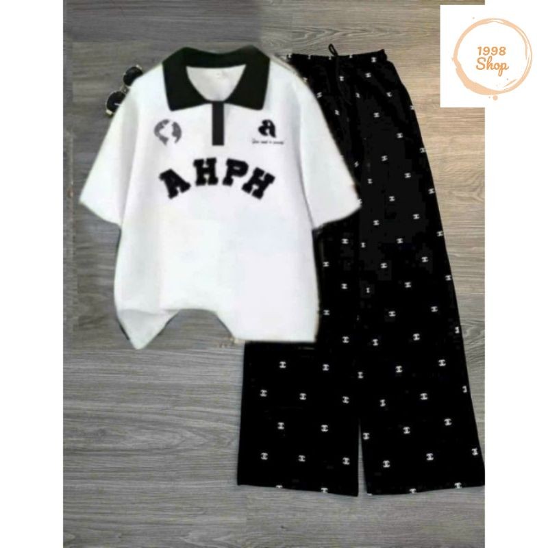 Q đen+polo AHPH TRẮG